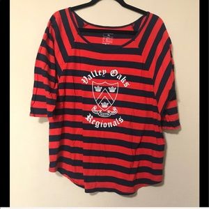 Gap Red/Blue Striped Shirt